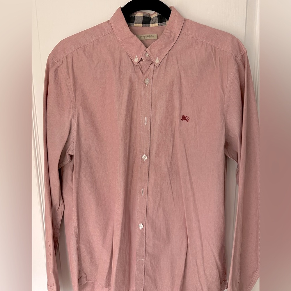 Men’s Burberry Button Up Shirt